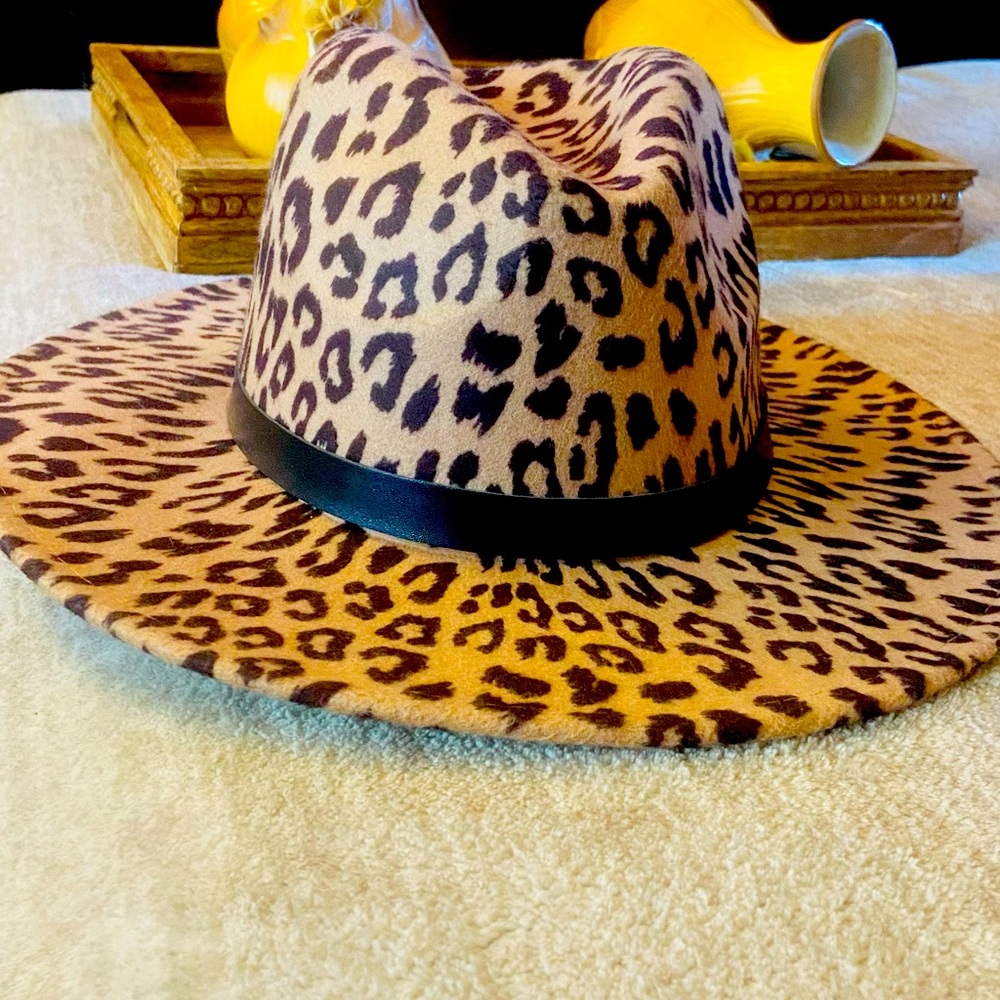 Animal print Fedora Hat
